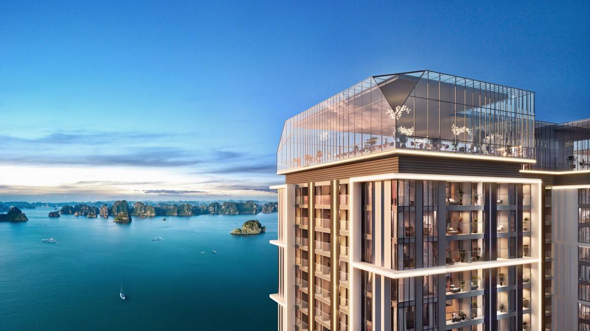 Sun Centro Town sở hữu view đắt giá hướng vịnh Hạ Long. Ảnh: Sun Property