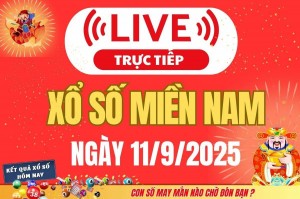 TRỰC TIẾP: Kết quả Xổ số miền Nam hôm nay 11/9/2025 - XSMN 11/9 - XSMN thứ Năm cập nhật mới nhất