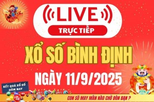 Xổ số Bình Định hôm nay ngày 11/9/2025 - XSBDI 11/9 - Kết quả xổ số Bình Định hôm nay