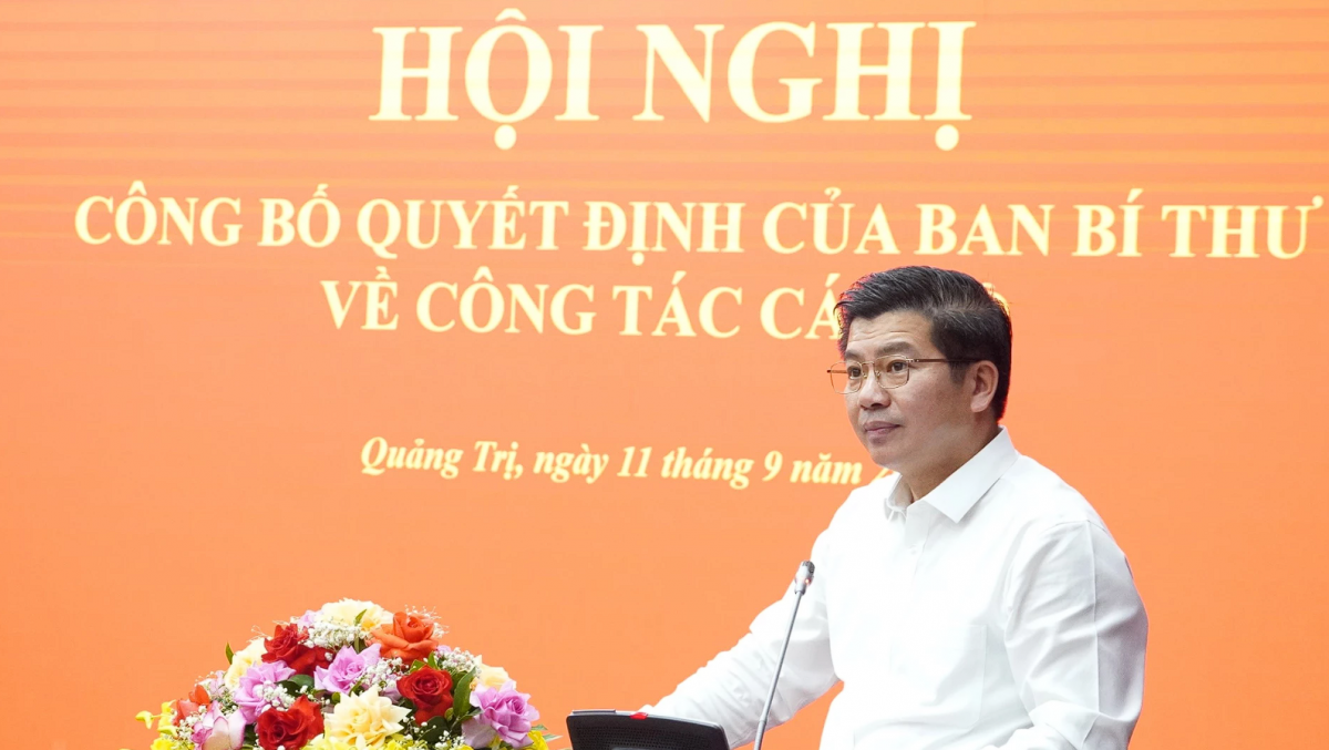 Ông Nguyễn Chiến Thắng giữ chức Phó Bí thư Tỉnh ủy Quảng Trị nhiệm kỳ 2020–2025
