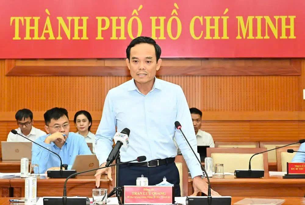 Bí thư Thành ủy TP. Hồ Chí Minh Trần Lưu Quang 