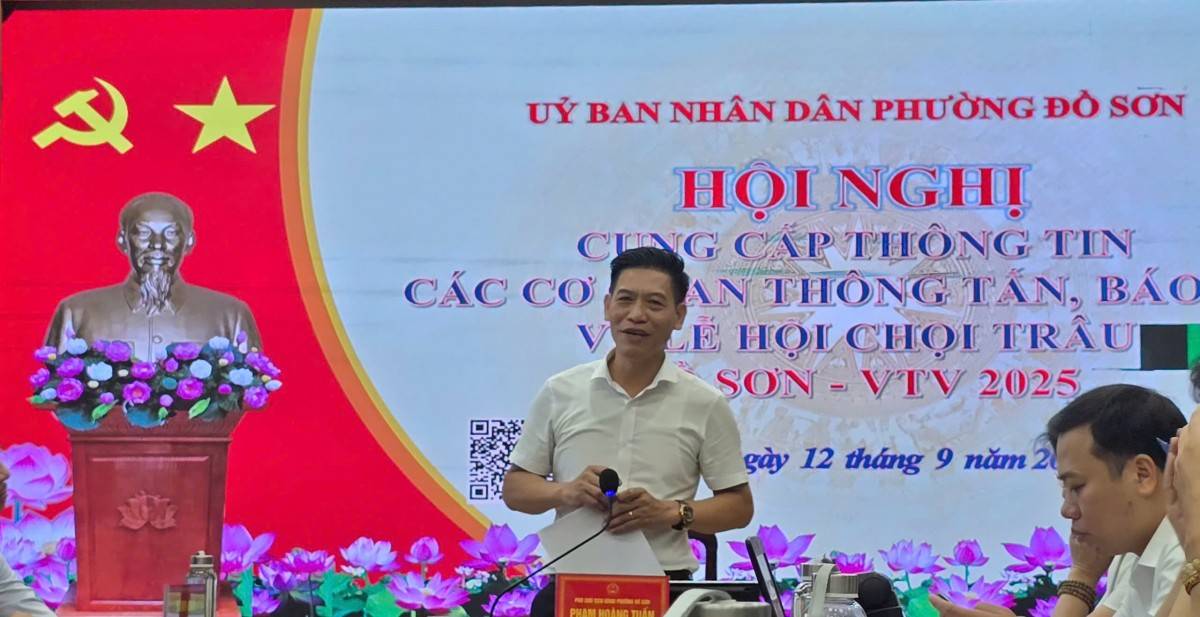 Ban tổ chức thông tin về Lễ hội chọi trâu 2025 tại buổi họp báo