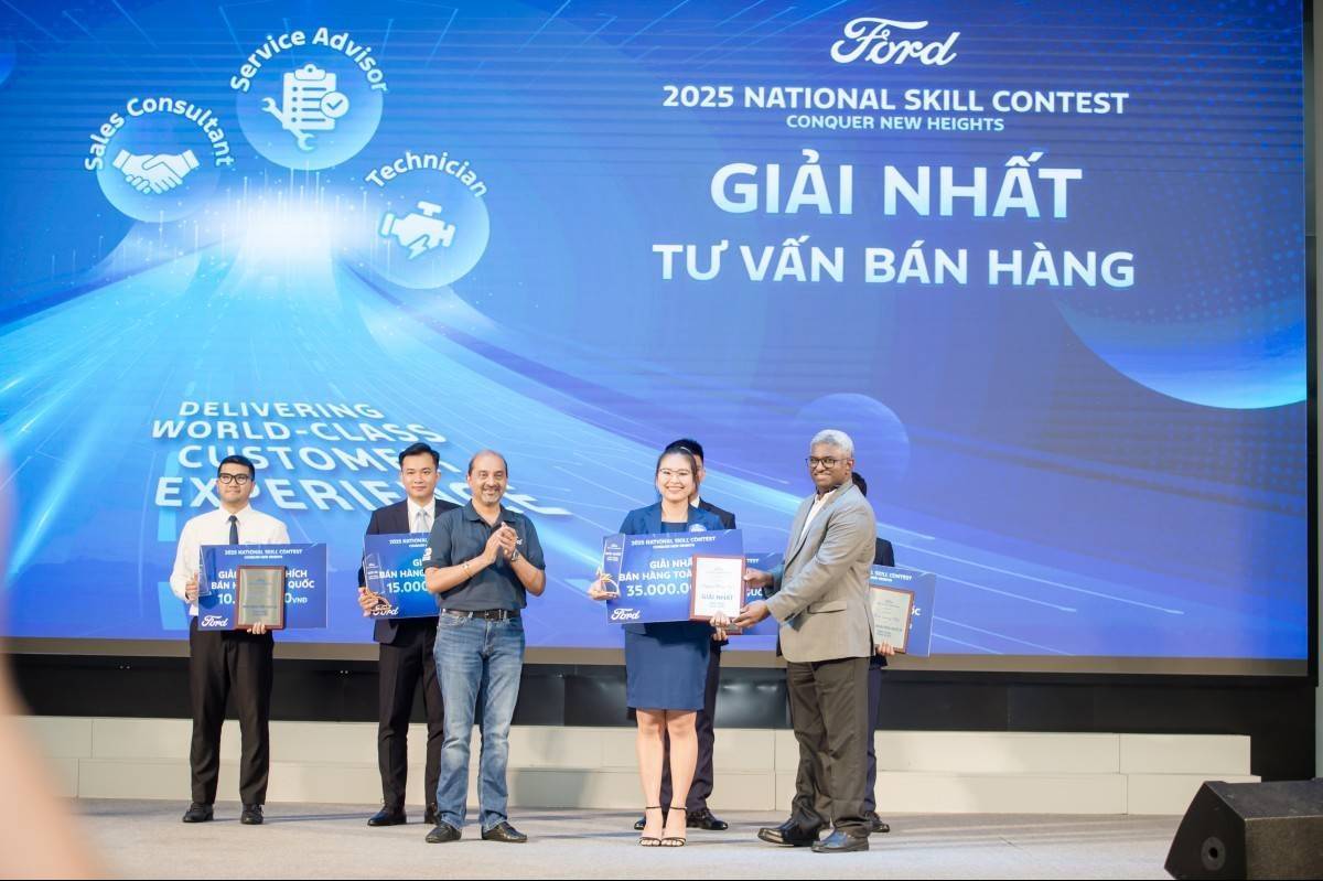Ford Việt Nam tổ chức thành công chung kết Hội thi Tay nghề Toàn quốc 2025
