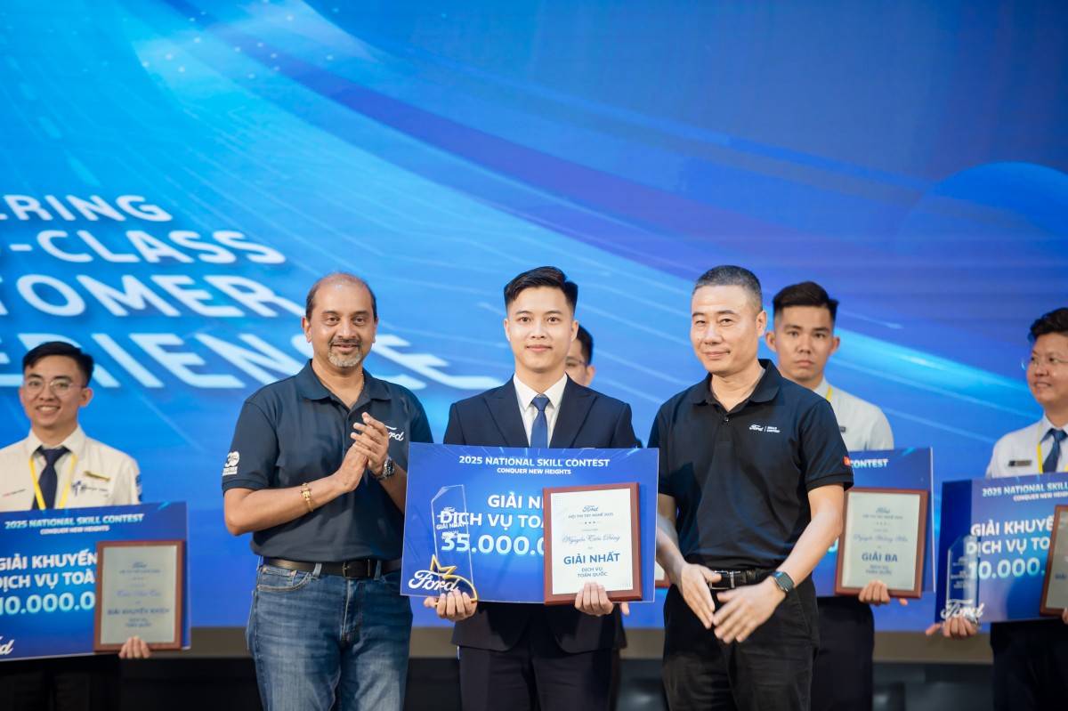 Ford Việt Nam tổ chức thành công chung kết Hội thi Tay nghề Toàn quốc 2025 Ford Việt Nam tổ chức thành công chung kết Hội thi Tay nghề Toàn quốc 2025