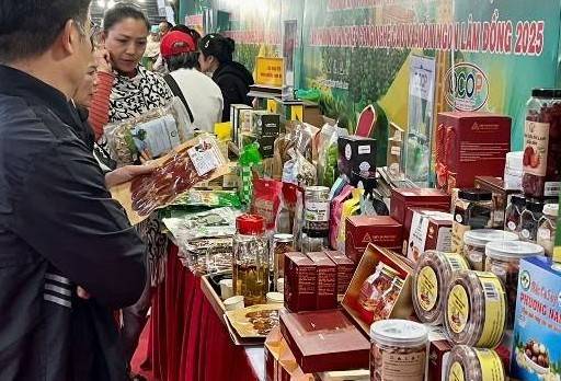 Lâm Đồng khai mạc không gian trưng bày sản phẩm OCOP và món ngon đặc sắc