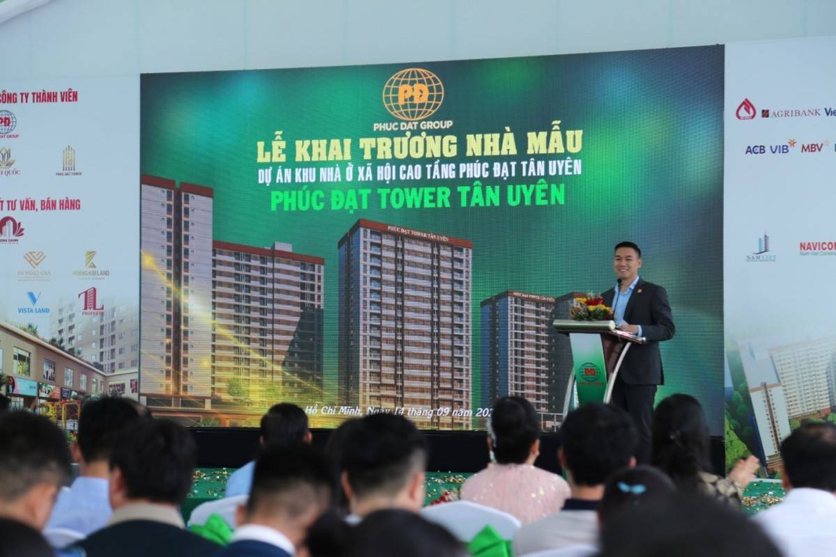 Phúc Đạt Group: Khai trương nhà mẫu khu nhà ở xã hội cao tầng Phúc Đạt Tân Uyên