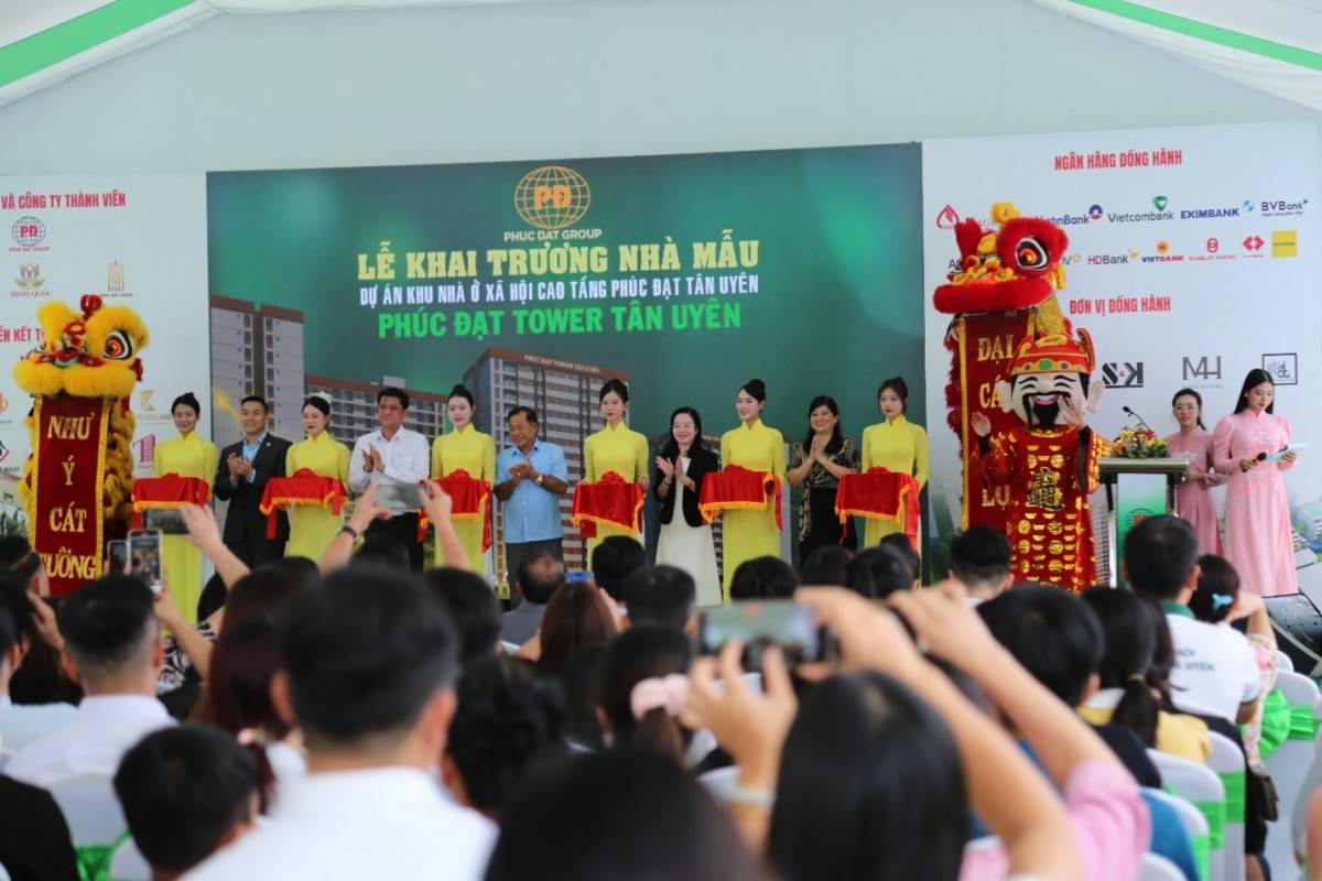 Phúc Đạt Group: Khai trương nhà mẫu khu nhà ở xã hội cao tầng Phúc Đạt Tân Uyên