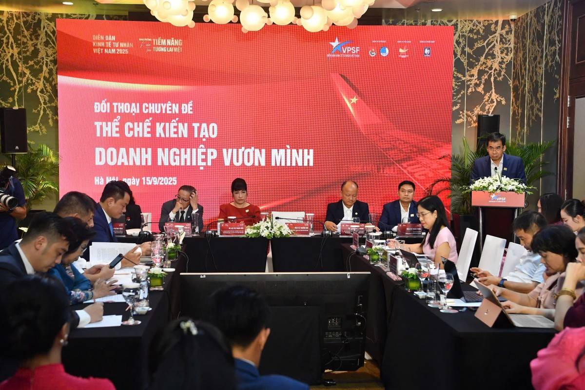 Đối thoại Diễn đàn Kinh tế tư nhân Việt Nam 2025 tập trung mục tiêu 