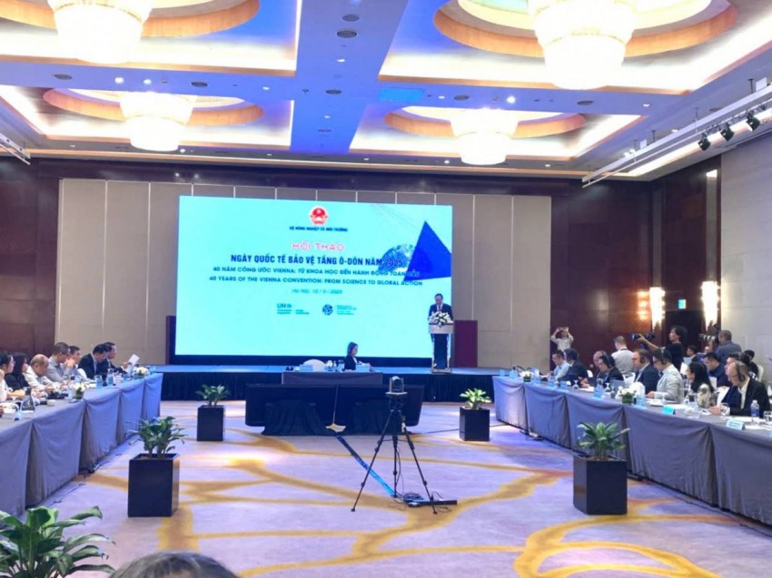 Việt Nam tăng cường hợp tác bảo vệ tầng ô-dôn, thúc đẩy chuyển đổi xanh