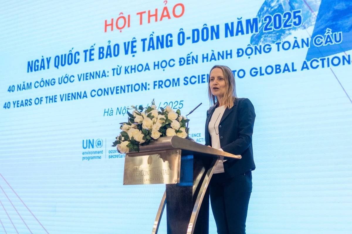 Bà Tina Chondraki Birmpili, Trưởng Ban điều hành Quỹ Đa phương thi hành Nghị định thư Montreal