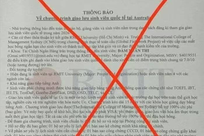 Bộ Giáo dục và Đào tạo cảnh báo giả mạo thông tin học bổng, tài trợ du học
