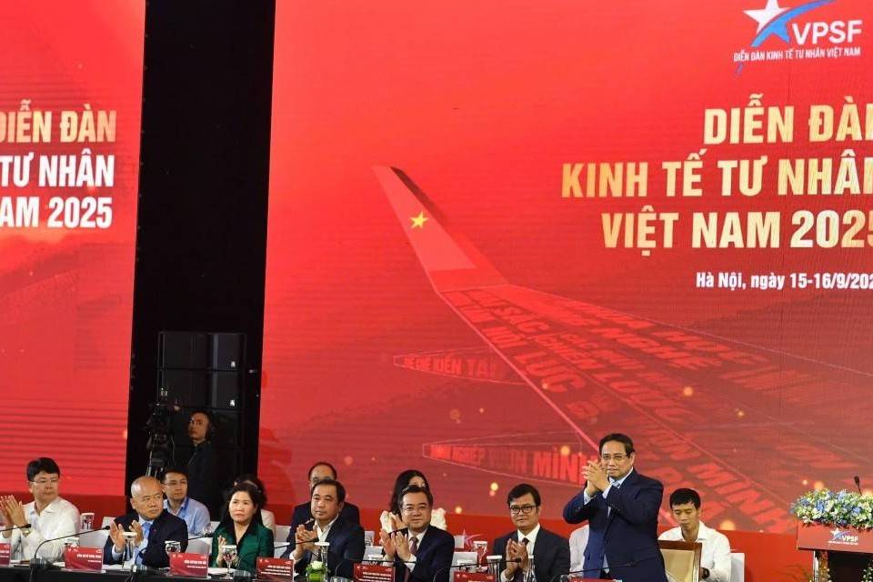 Thủ tướng Phạm Minh Chính tham dự Diễn đàn Kinh tế tư nhân Việt Nam 2025