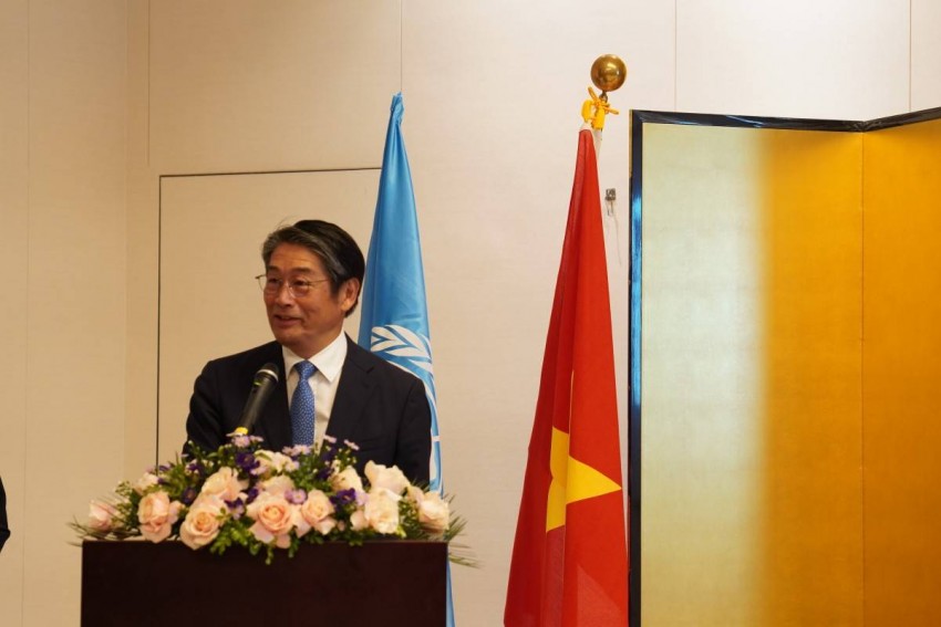 Ngài Naoki Ito, Đại sứ Nhật Bản tại Việt Nam phát biểu khai mạc. 