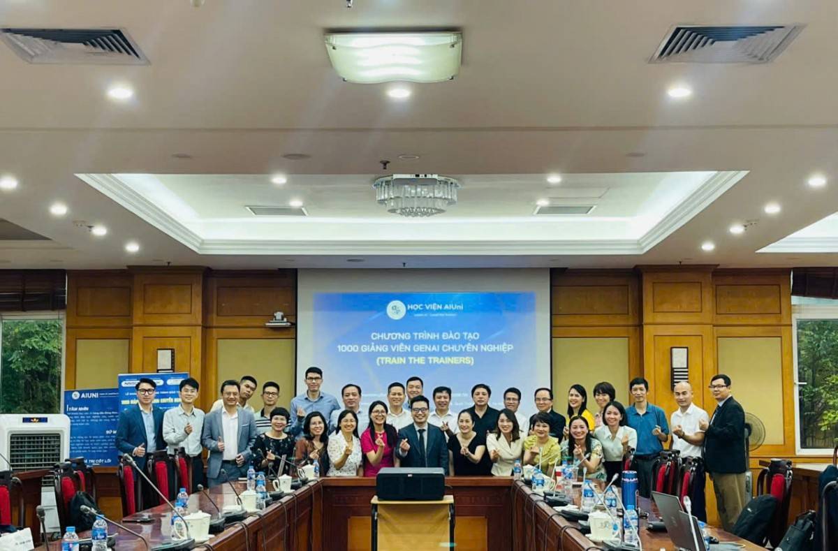 Thầy Nguyễn Tiệp và AIUni phổ cập AI đến mọi miền của Tổ quốc với chương trình đào tạo AI – 1000 giảng viên chuyên nghiệp