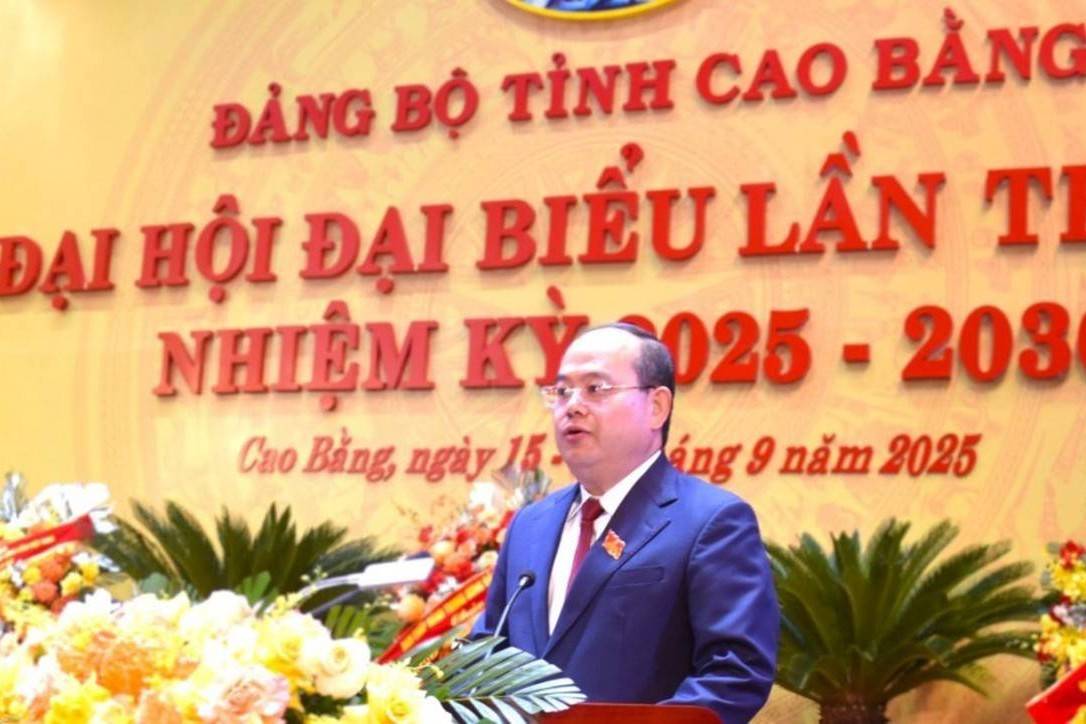 Khai mạc Đại hội Đảng bộ tỉnh Cao Bằng lần thứ XX, nhiệm kỳ 2025-2030