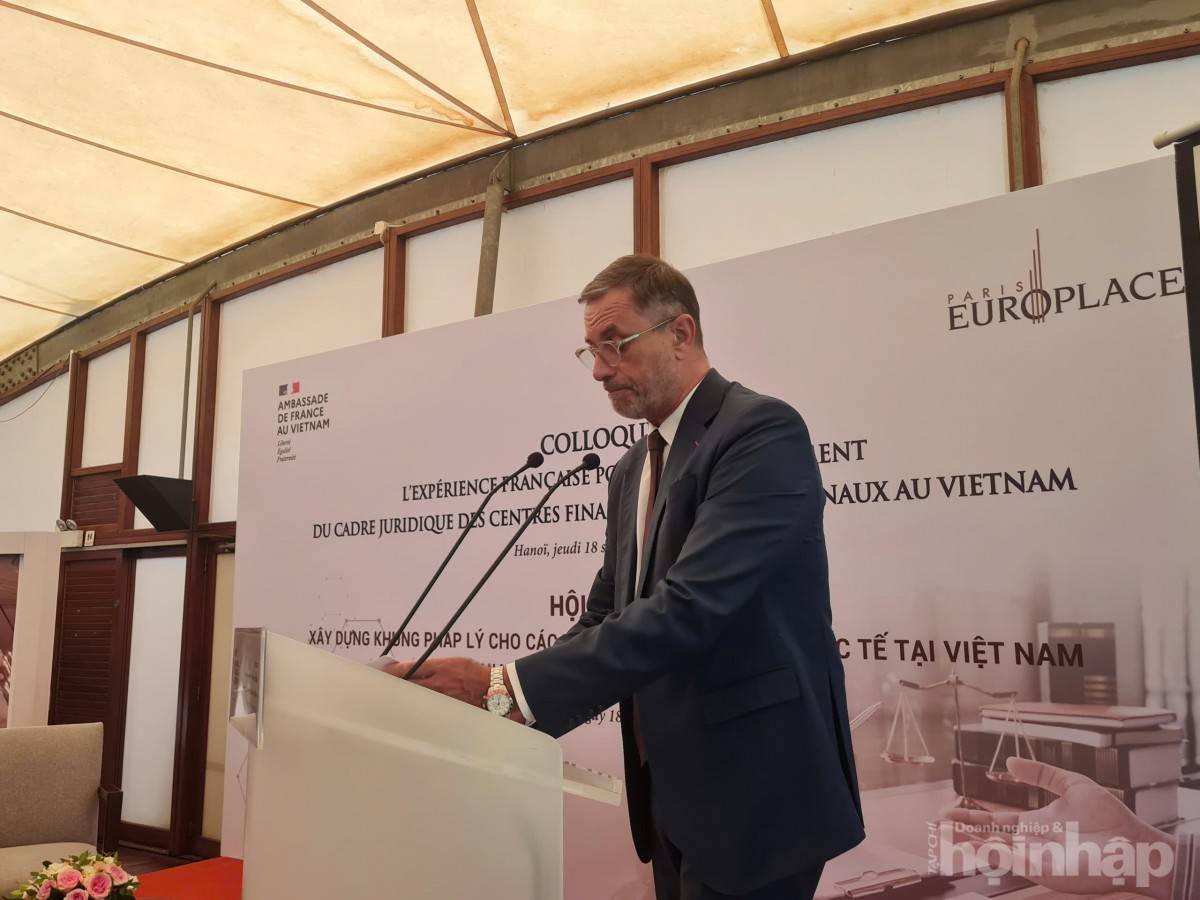 Pháp đồng hành cùng Việt Nam xây dựng trung tâm tài chính quốc tế