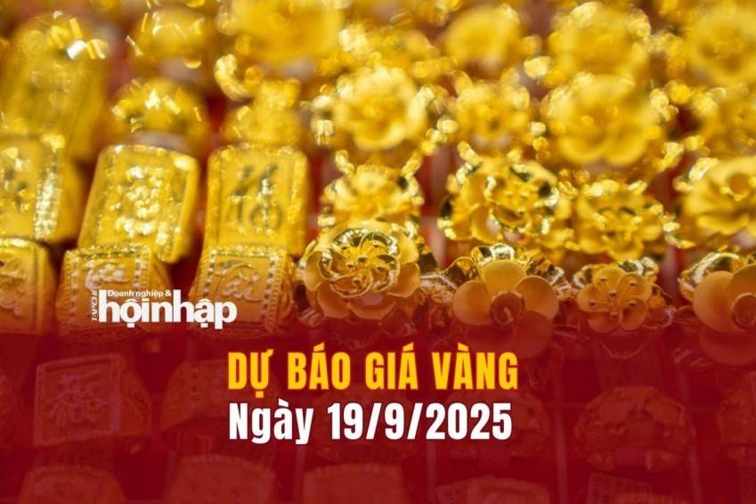 Dự báo giá vàng 19/9: Giá vàng nhẫn, vàng miếng đồng loạt giảm mạnh