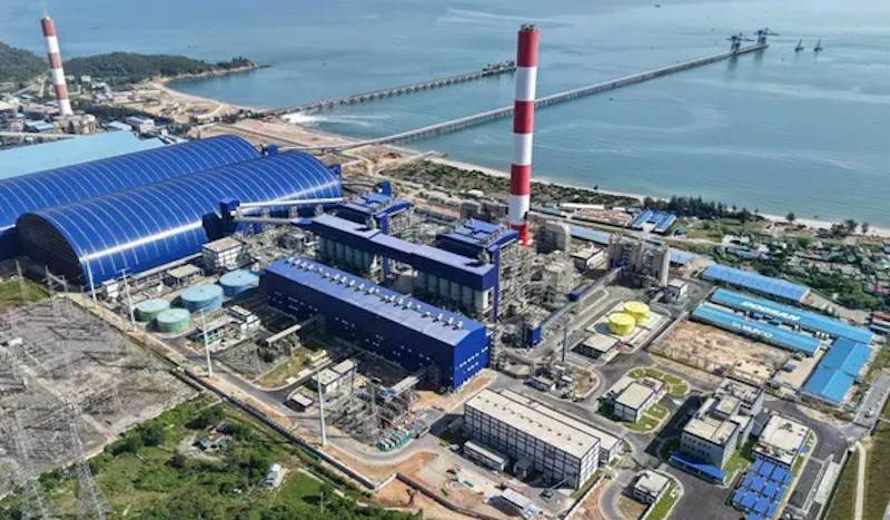 Dự án Nhà máy Nhiệt điện Vũng Áng II có tổng mức đầu tư 2,2 tỷ USD tại Khu kinh tế Vũng Áng (Hà Tĩnh)