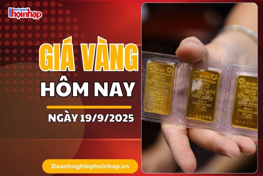 Giá vàng hôm nay 19/9: Giá vàng nhẫn neo ở mức cao gần 131 triệu đồng/lượng