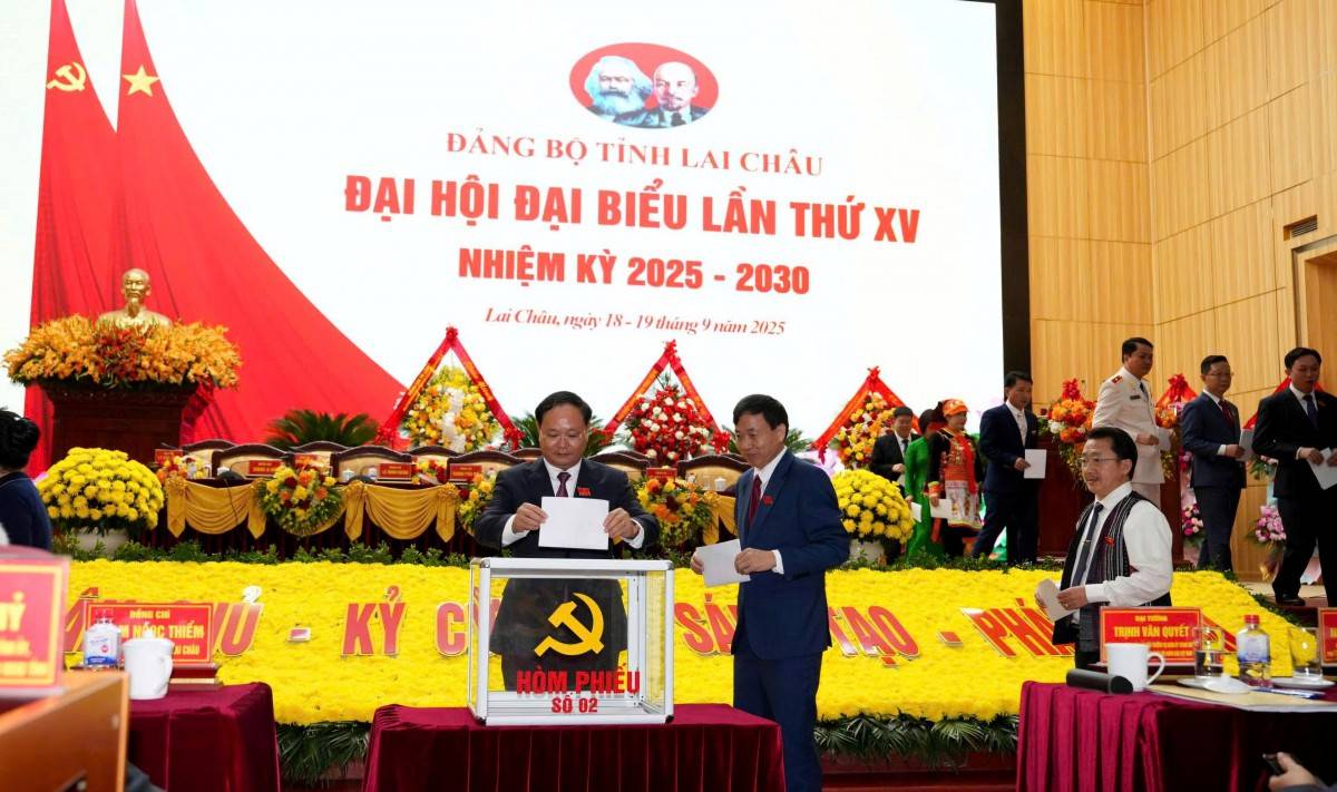 Lai Châu bước vào nhiệm kỳ mới: Bầu 47 Ủy viên BCH Đảng bộ khóa XV