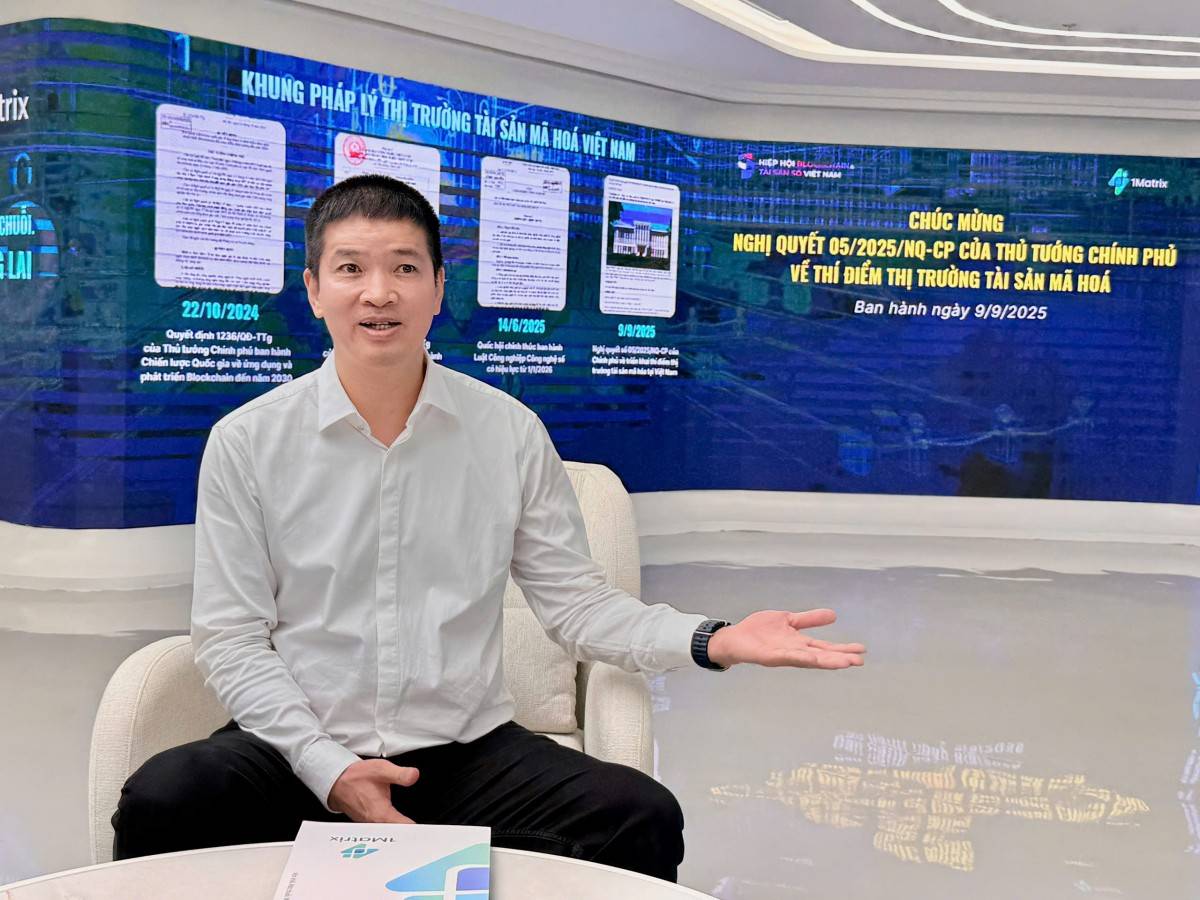 Ông Phan Đức Trung, Chủ tịch Hiệp hội Blockchain & Tài sản số Việt Nam: 5 sàn thí điểm giao dịch tài sản mã hóa là phép thử để bước vào kỷ nguyên blockchain