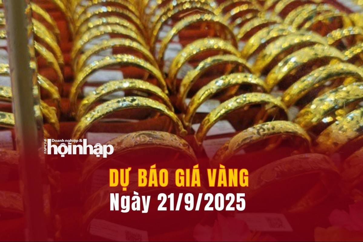 Dự báo giá vàng 21/9: Giá vàng nhẫn, vàng miếng tăng phi mã