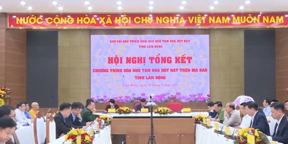 Lâm Đồng: Hoàn thành xuất sắc mục tiêu xóa nhà tạm, nhà dột nát hơn 5.691 căn nhà được xây mới và sửa chữa