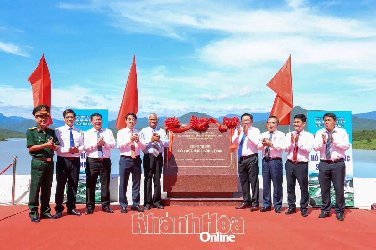 Khánh Hòa: 4 công trình được khởi công, khánh thành, gắn biển chào mừng Đại hội Đại biểu Đảng bộ tỉnh