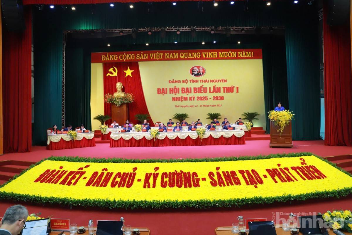 Thái Nguyên: 433 đại biểu chính thức dự Đại hội Đảng bộ tỉnh, nhiệm kỳ 2025 - 2030
