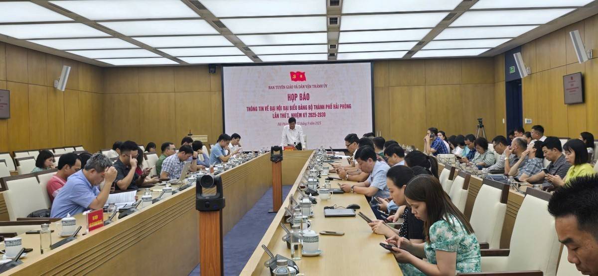 Hải Phòng chuẩn bị tổ chức Đại hội đại biểu Đảng bộ thành phố lần thứ I, nhiệm kỳ 2025 – 2030