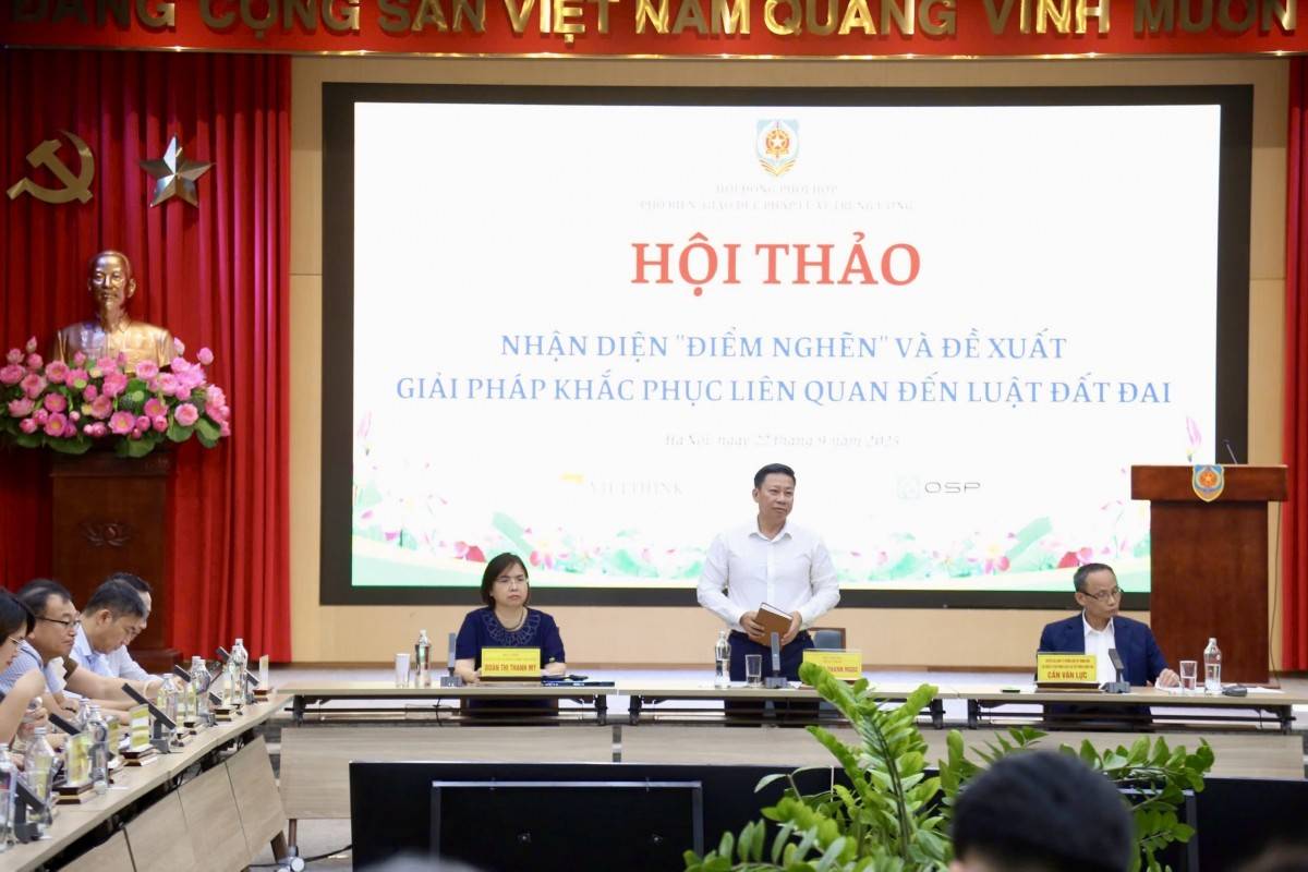 Thứ trưởng Nguyễn Thanh Ngọc: Khẩn trương tổng hợp, tiếp thu ý kiến để tháo gỡ “điểm nghẽn” Luật Đất đai