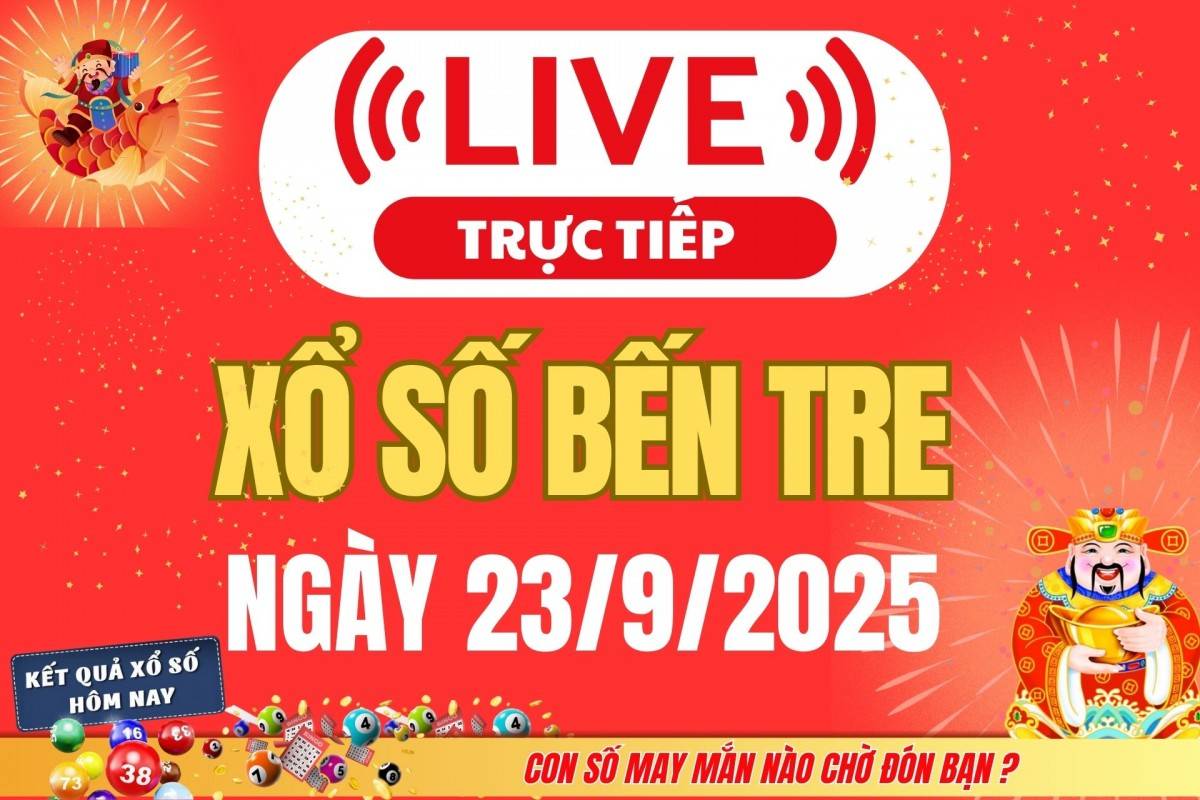 TRỰC TIẾP: Xổ số Bến Tre hôm nay ngày 16/9/2025 - XSBT 16/9 - Kết quả xổ số Bến Tre hôm nay