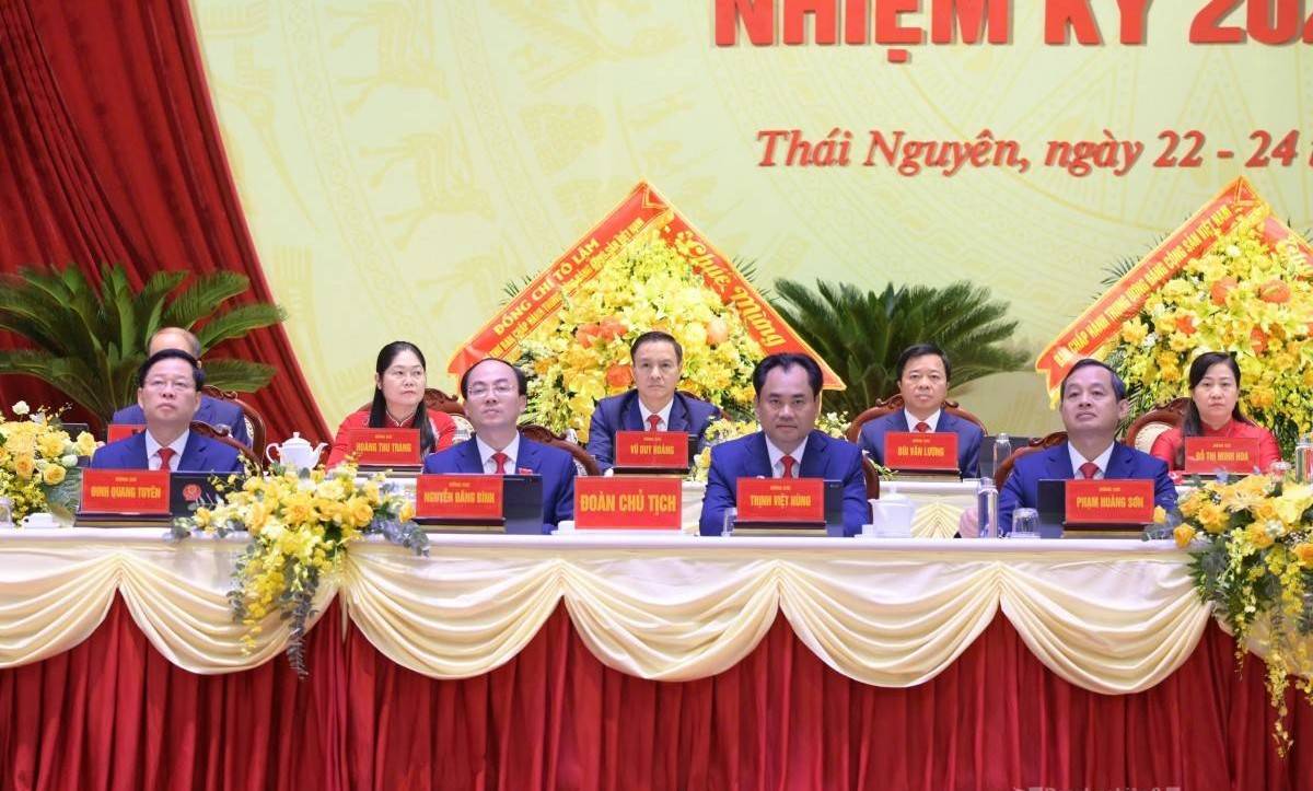 Đại hội đại biểu Đảng bộ tỉnh Thái Nguyên nhiệm kỳ 2025 – 2030 chính thức khai mạc