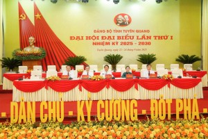 Phiên trù bị Đại hội đại biểu Đảng bộ tỉnh Tuyên Quang: Khởi đầu vững chắc cho nhiệm kỳ mới
