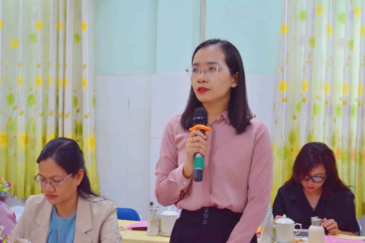 bà Phạm Thị Tuyết Nga - Phó chủ tịch UBND phường Bình Tân 