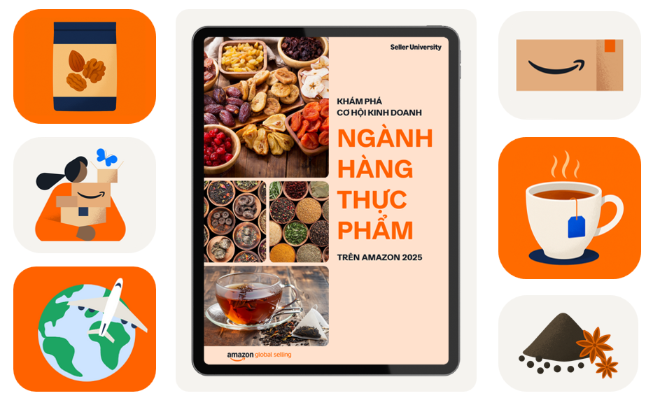 Ra mắt Cẩm nang khai thác tiềm năng ngành hàng Thực phẩm trên Amazon