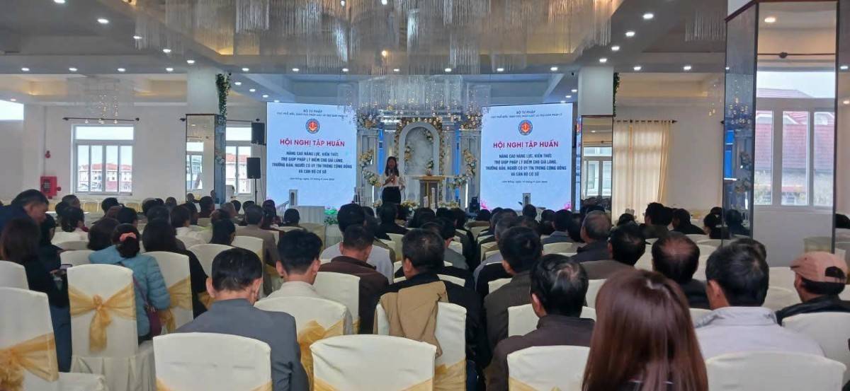 Nâng cao năng lực trợ giúp pháp lý cho già làng, trưởng bản, người có uy tín tại Lâm Đồng