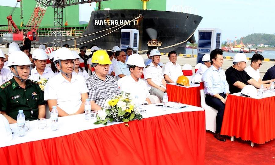 khai trương tuyến container quốc tế kết nối trực tiếp Cửa Lò (Nghệ An) - Dongguan (Trung Quốc).