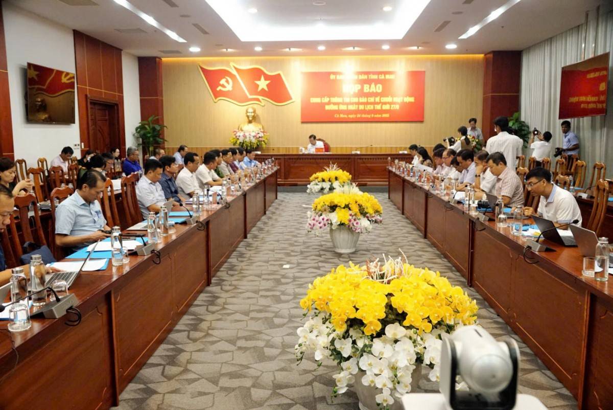 Quang cảnh buổi họp báo