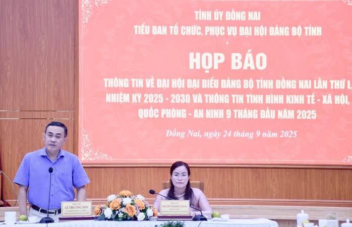 450 đại biểu tham dự Đại hội đại biểu Đảng bộ tỉnh Đồng Nai lần thứ I, nhiệm kỳ 2025-2030