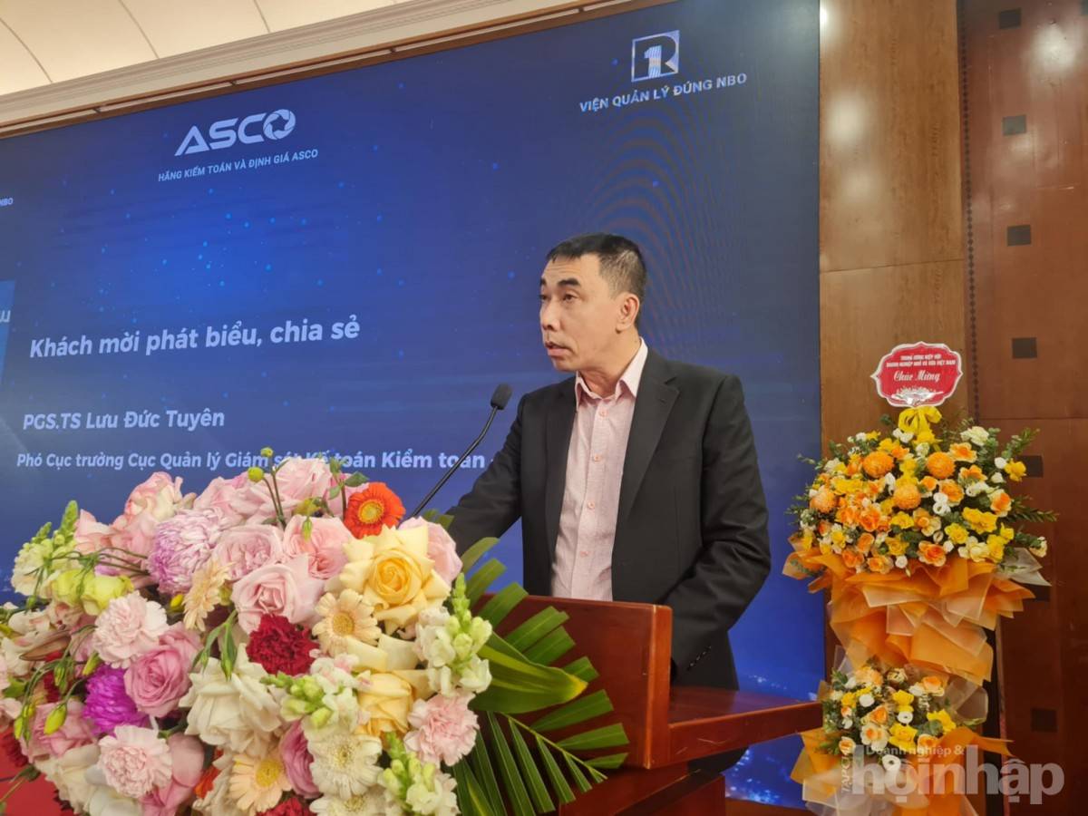 PGS. TS Lưu Đức Tuyến: ASCO giữ vai trò tiên phong chuyển đổi số ngành kiểm toán