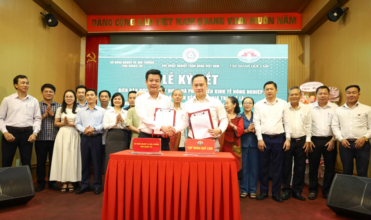 Quảng Trị ký kết hợp tác phát triển nông nghiệp hữu cơ tuần hoàn giai đoạn 2025 – 2030