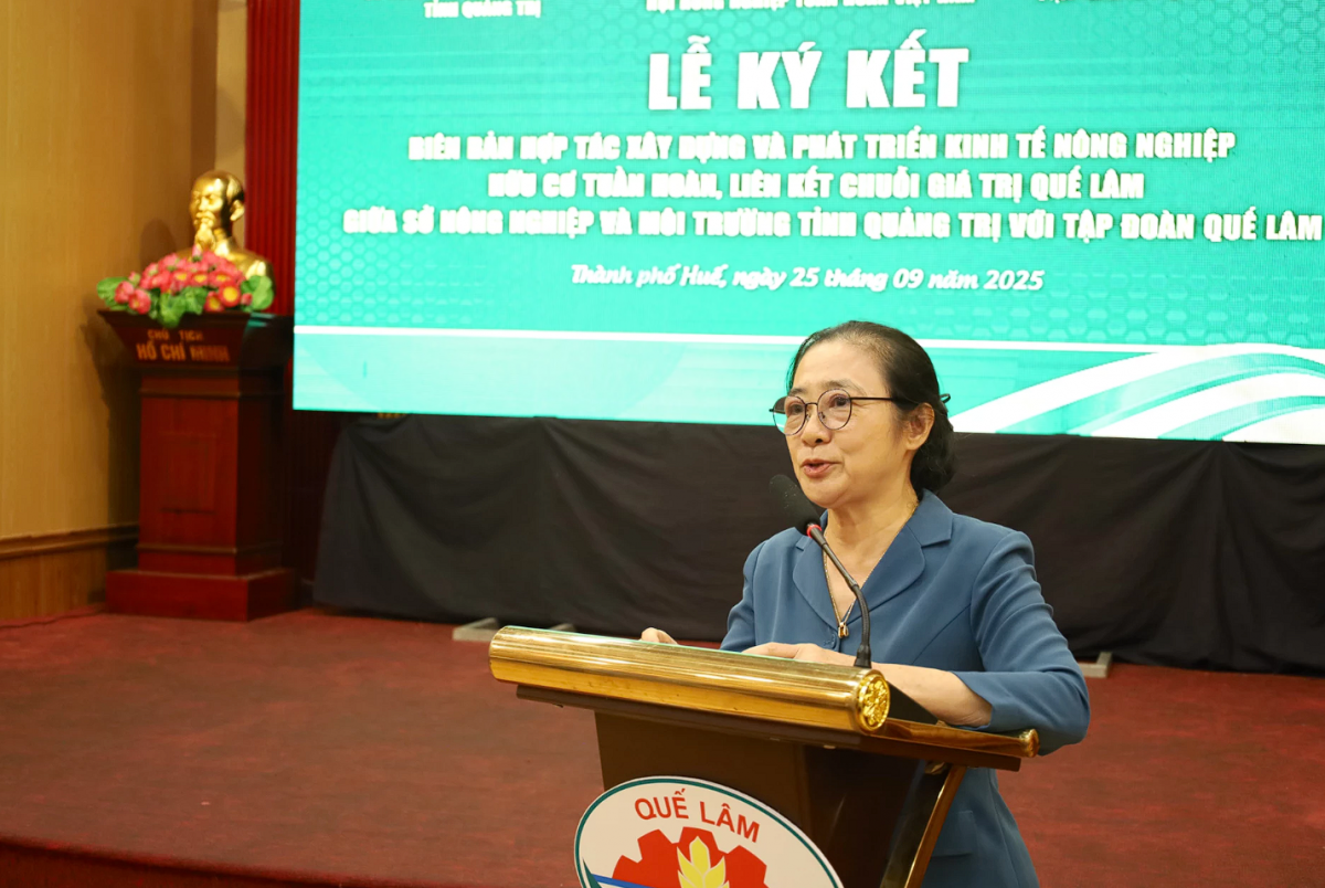 Quảng Trị ký kết hợp tác phát triển nông nghiệp hữu cơ tuần hoàn giai đoạn 2025 – 2030