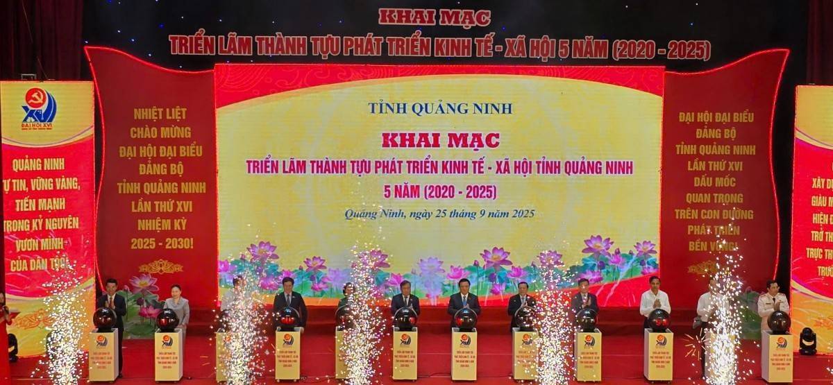 Khai mạc Triển lãm thành tựu phát triển kinh tế - xã hội tỉnh Quảng Ninh giai đoạn 2020 – 2025
