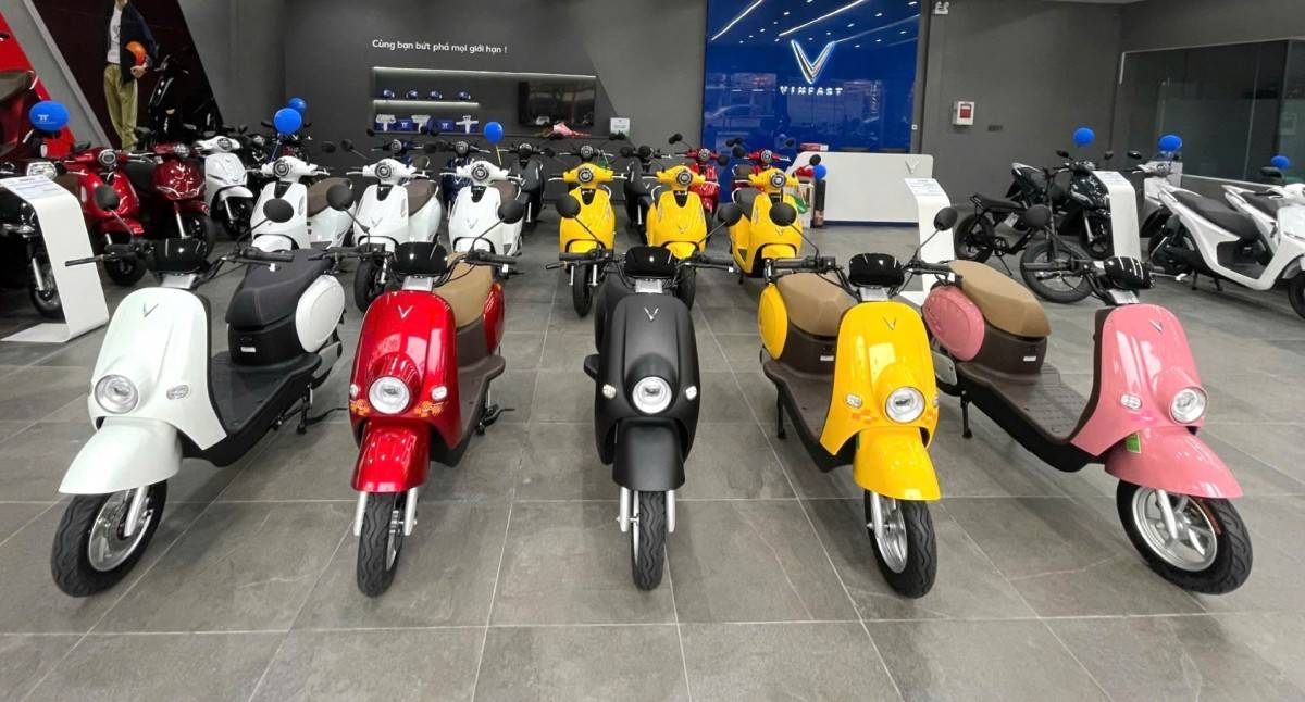 Việt Nam lọt top 3 thị trường xe máy điện lớn nhất thế giới