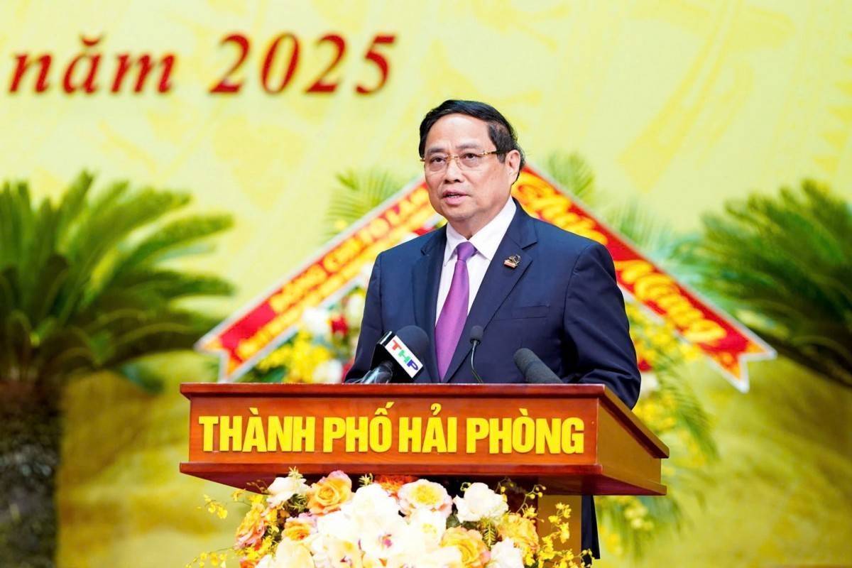 Thủ tướng Phạm Minh Chính: Hải Phòng cần giữ vai trò đầu tàu, tiên phong trong phát triển đất nước
