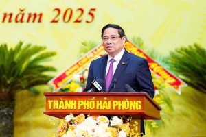 Thủ tướng Phạm Minh Chính: Hải Phòng cần giữ vai trò đầu tàu, tiên phong trong phát triển đất nước