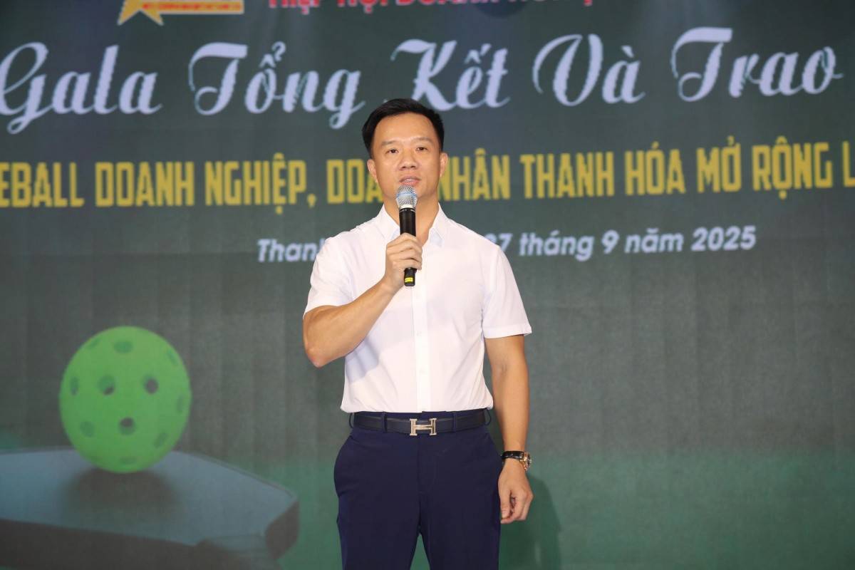 Gara Tổng kết và trao Giải Pickleball Doanh nghiệp, Doanh nhân Thanh Hóa mở rộng lần thứ I