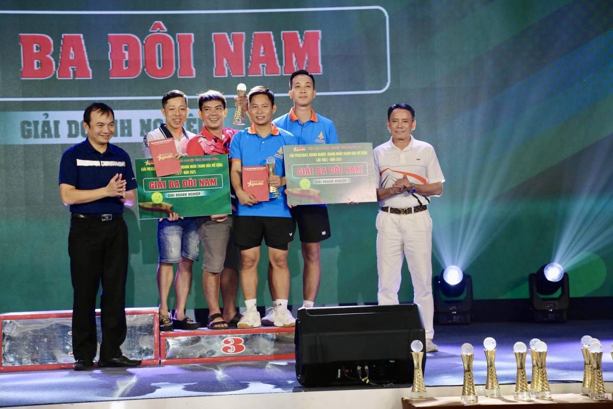 Gara Tổng kết và trao Giải Pickleball Doanh nghiệp, Doanh nhân Thanh Hóa mở rộng lần thứ I