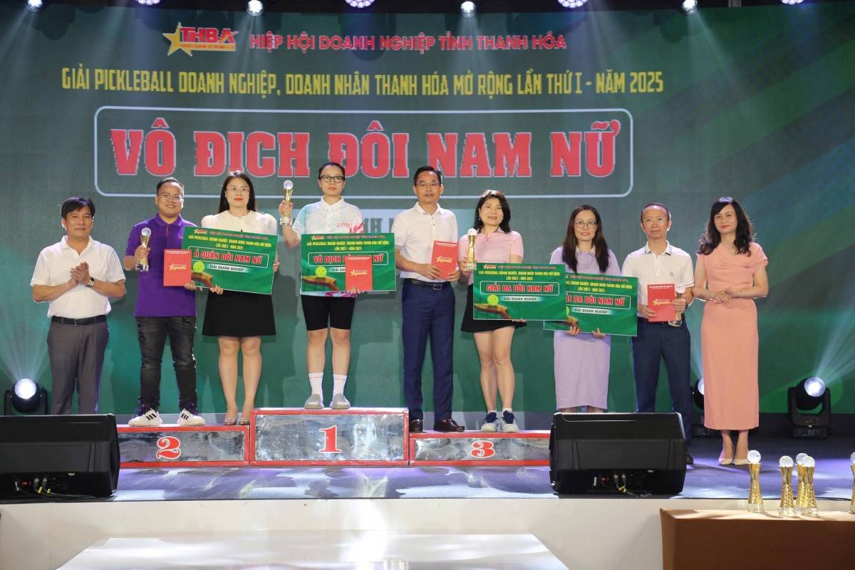 Gara Tổng kết và trao Giải Pickleball Doanh nghiệp, Doanh nhân Thanh Hóa mở rộng lần thứ I